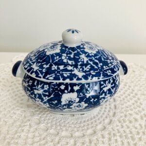 Vintage Gryphonware vase with lid sugar Bowl Art Pottery